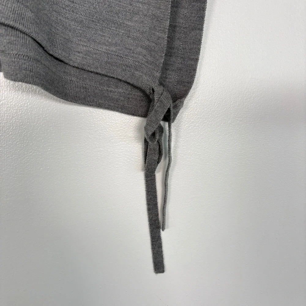 Lululemon Women Poncho‎ Hoodie O/S Grey Merino Wool Forward Flow Poncho
